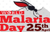 Malaria Day, April 25, to create awareness locally